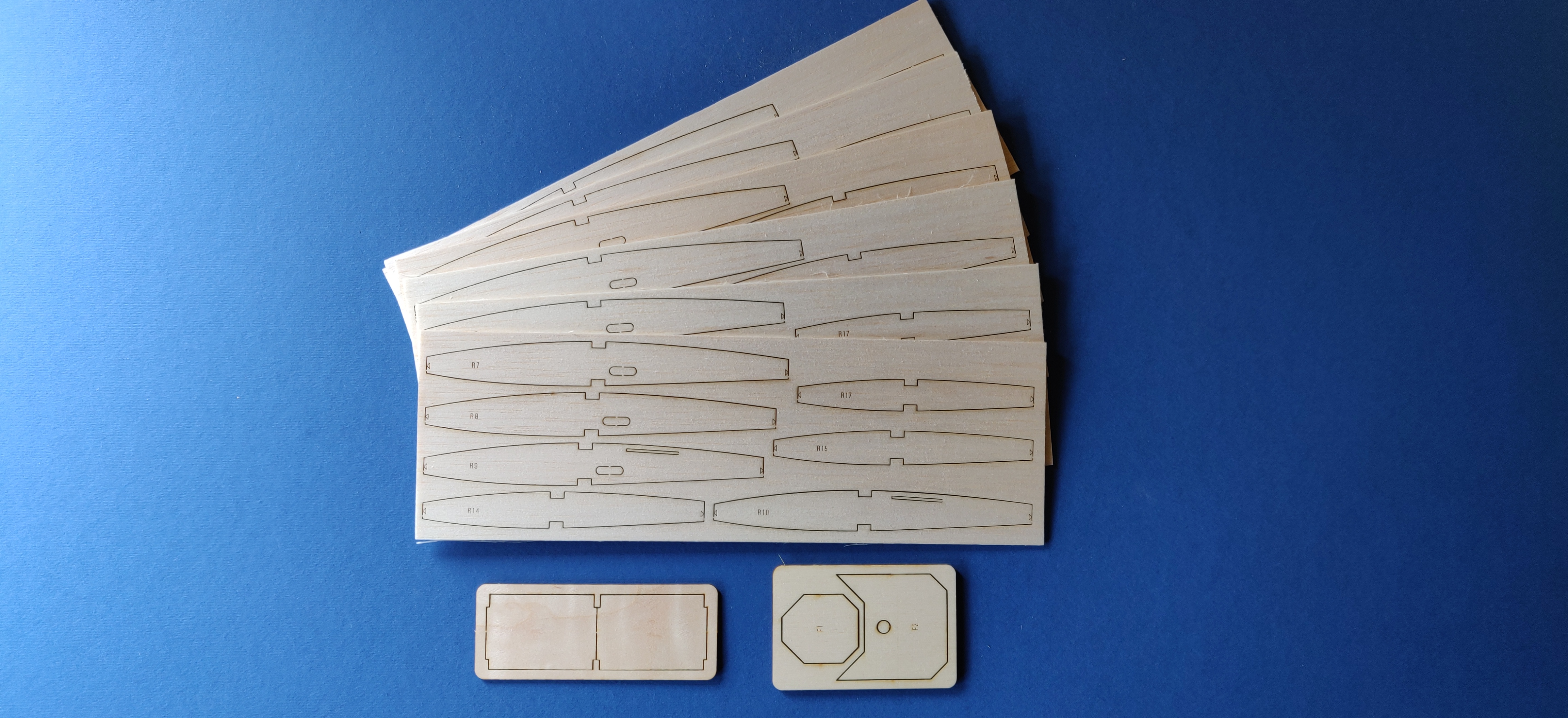 Seychelle - RC Slope Aerobatic Model glider ~ Laser-cut RIB SET