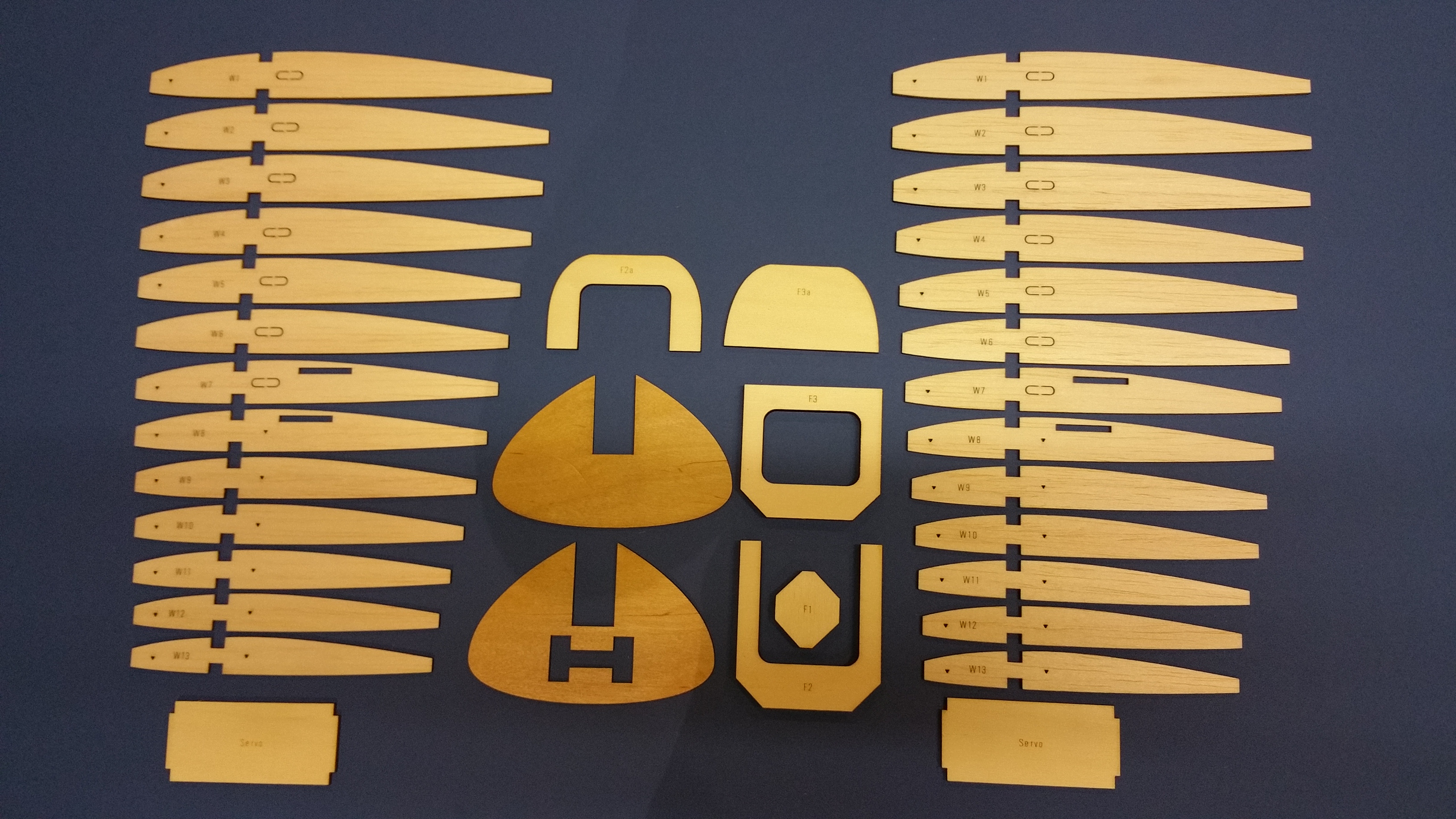 Quicksilver by Dave Hardaker ~ RC Slope Aerobatic Model ~ Laser-cut Balsa Ply Parts Set