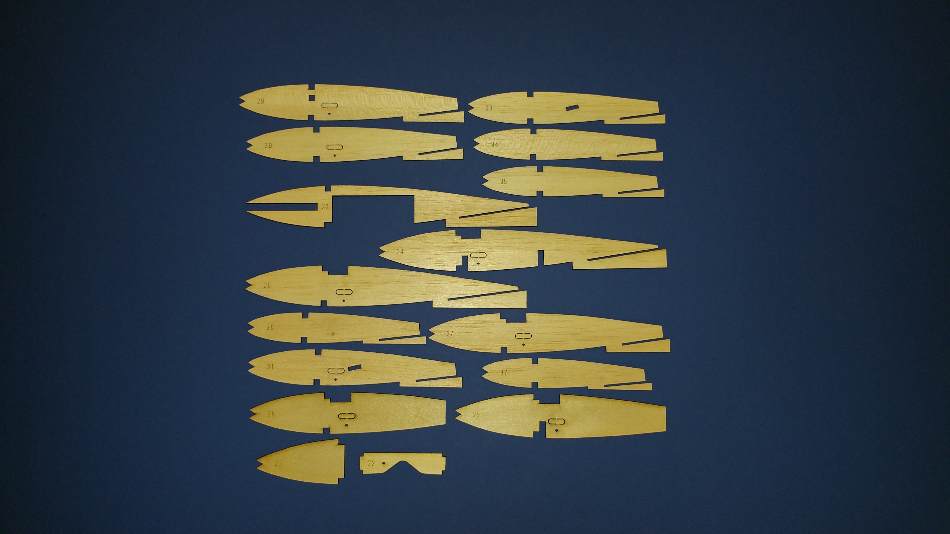 Sterling Rimfire - Sports Aerobatic Model Plane ~ Laser-cut Balsa/Ply Parts