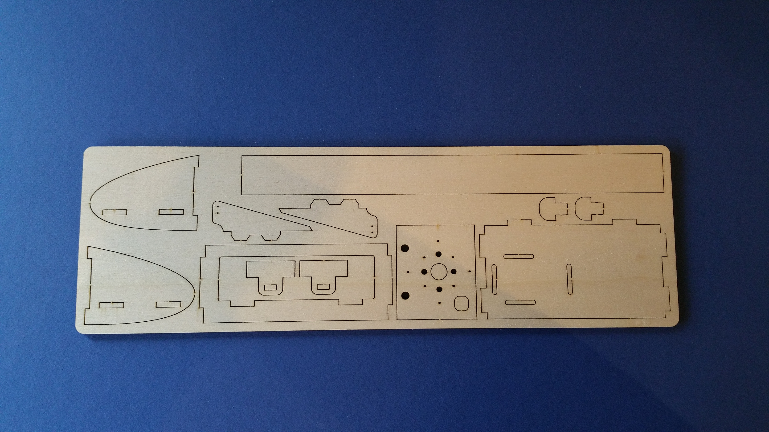 FT Spear Ply motor/camera mount - Laser Cut