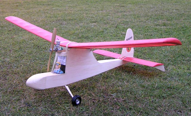 Skygipsy by Ray Malmstrom ~ Vintage FF/RC Model Plane ~ Laser-cut Balsa Ply Parts Set