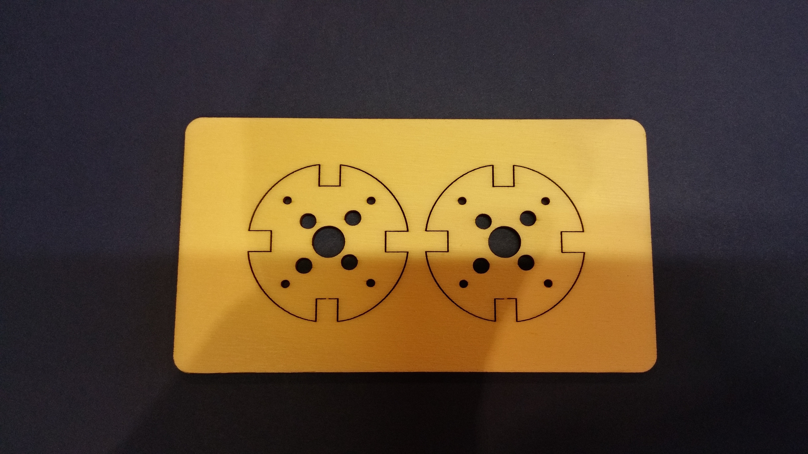 RCP-2 ~ Motor Mounts for Electric Model aircraft - 2x Laser-cut Ply Parts