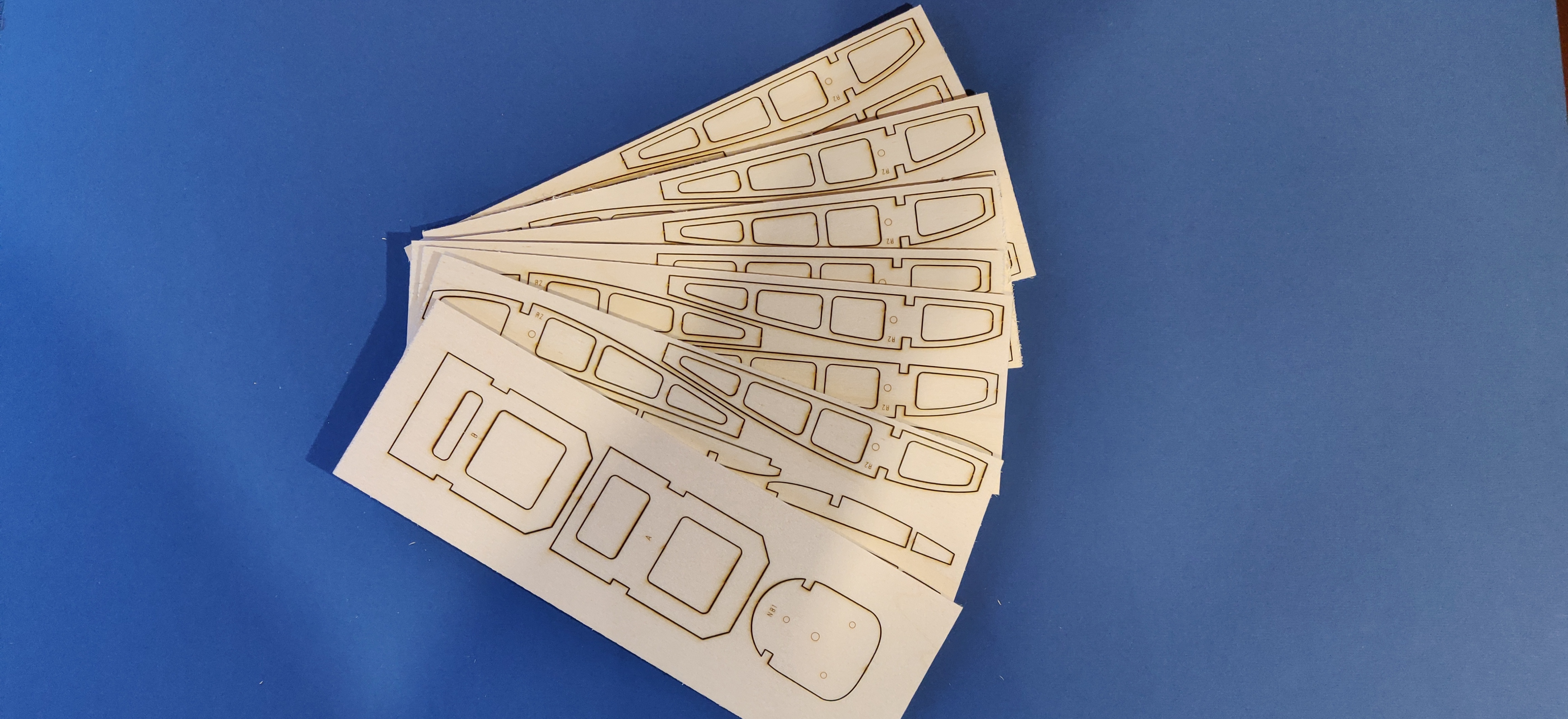 Big Impala by Veron - 74" RC Model Glider Slope Soarer ~ Laser-cut PLY Wing RIB SET