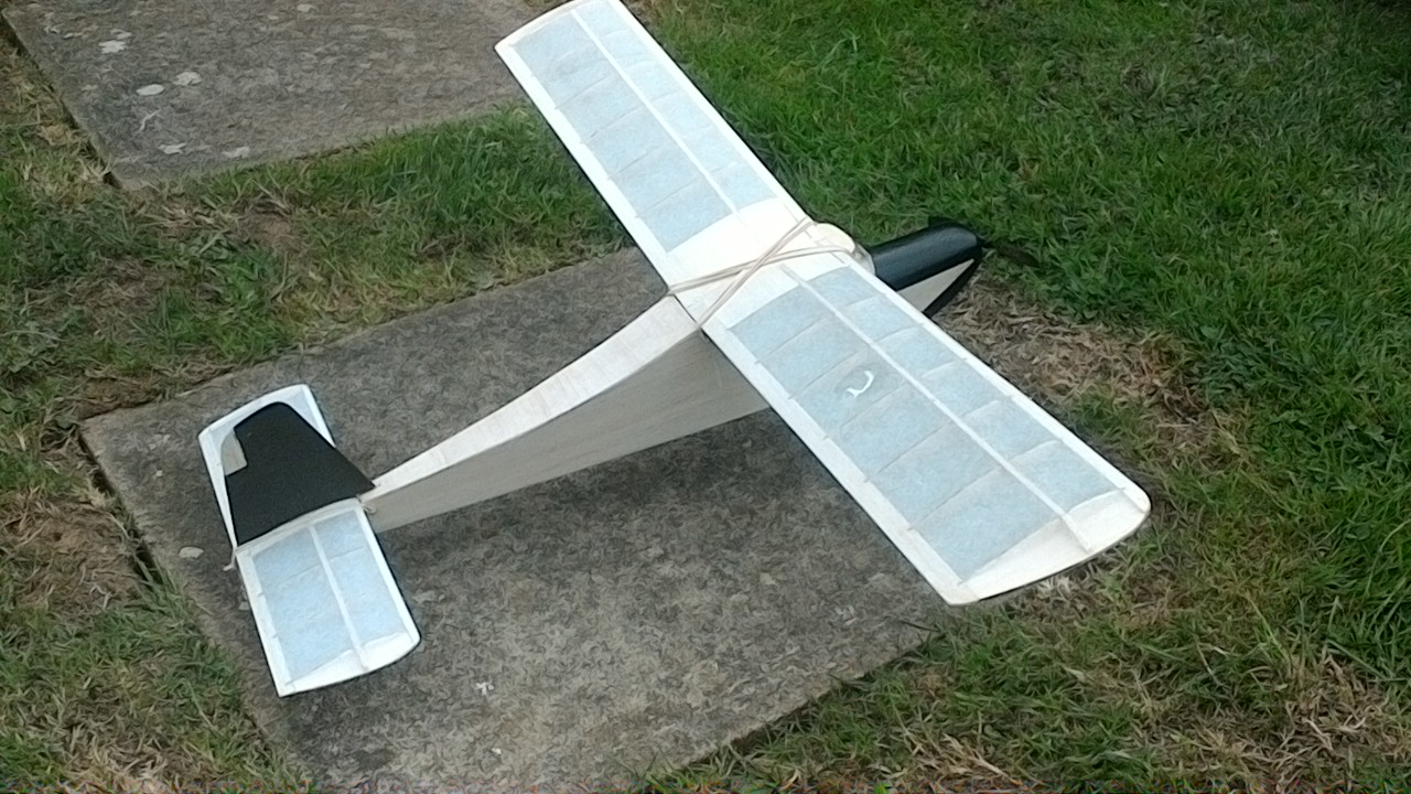 Poppet by Vic Smeed - Free Flight/RC Model Aeroplane - Laser-cut Balsa rib set