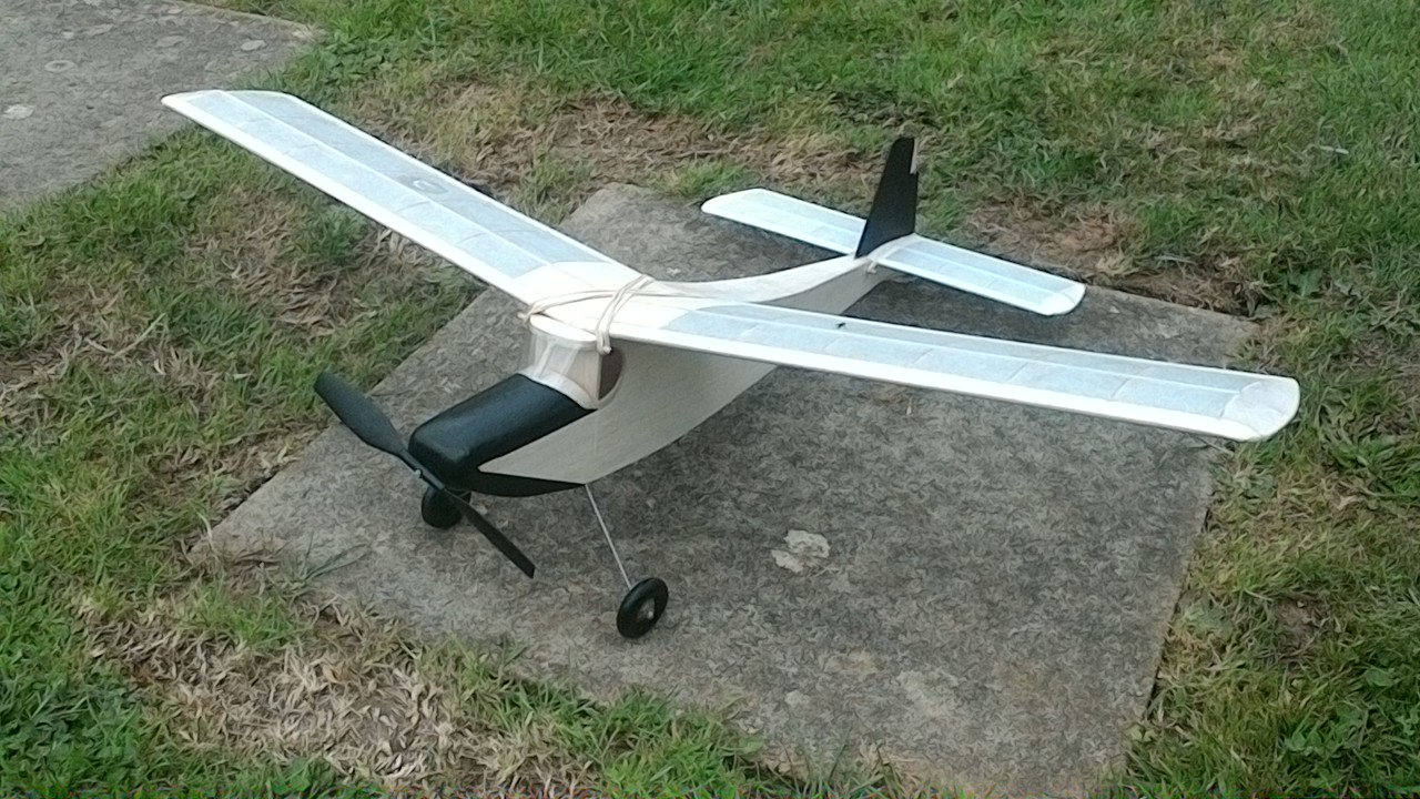 Poppet by Vic Smeed - Free Flight/RC Model Aeroplane - Laser-cut Balsa rib set