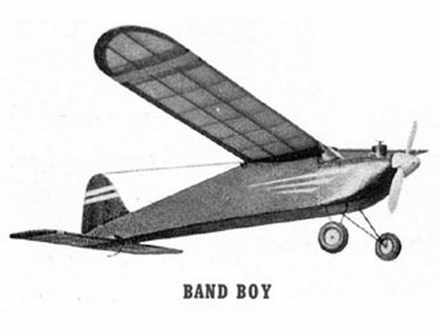 Band Boy by Vic Smeed - RC Model aeroplane - Laser-cut Balsa/Ply rib set