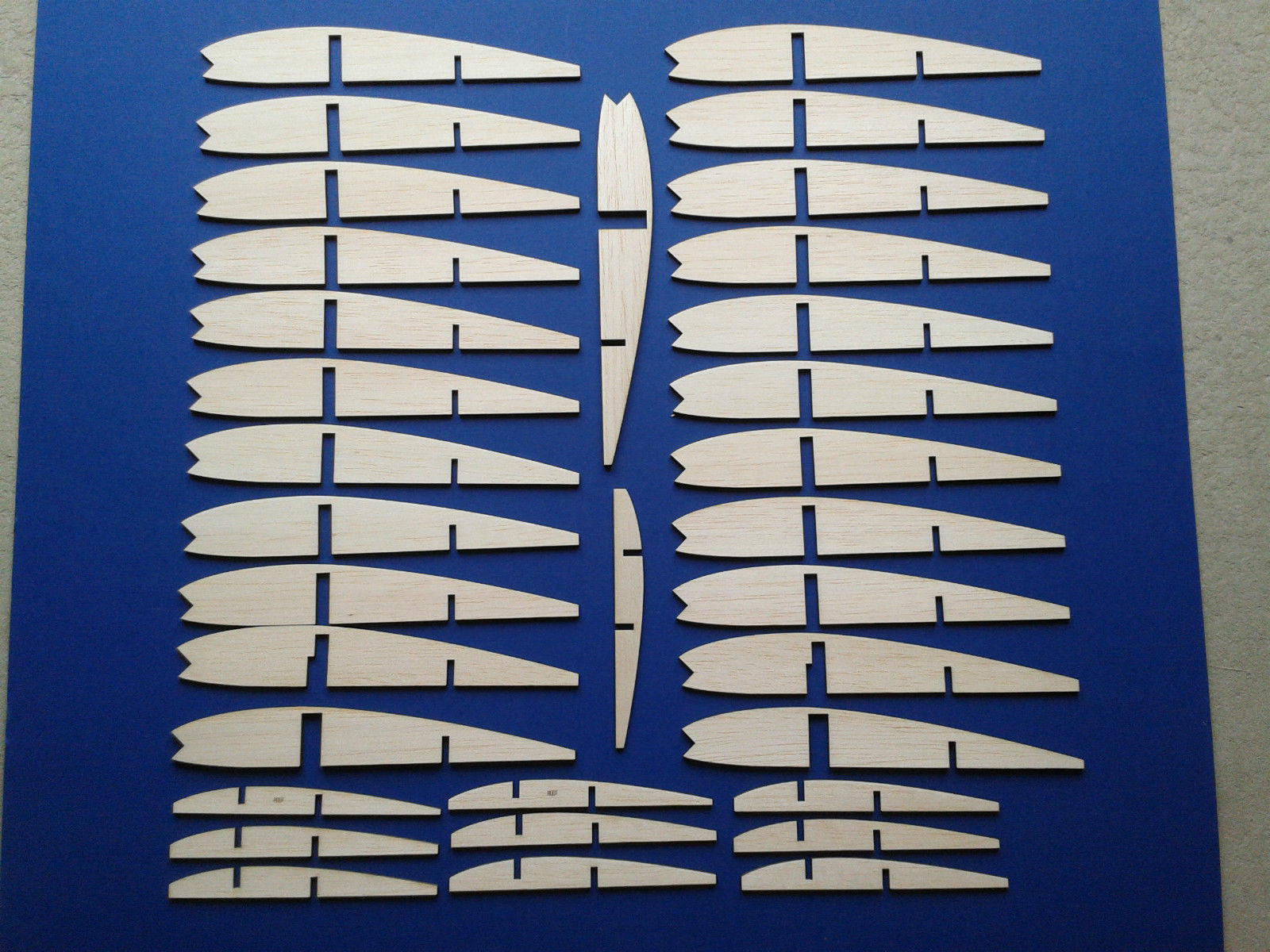 Electra by Vic Smeed - RC Cabin Model Aeroplane - Laser-cut Balsa Rib Set