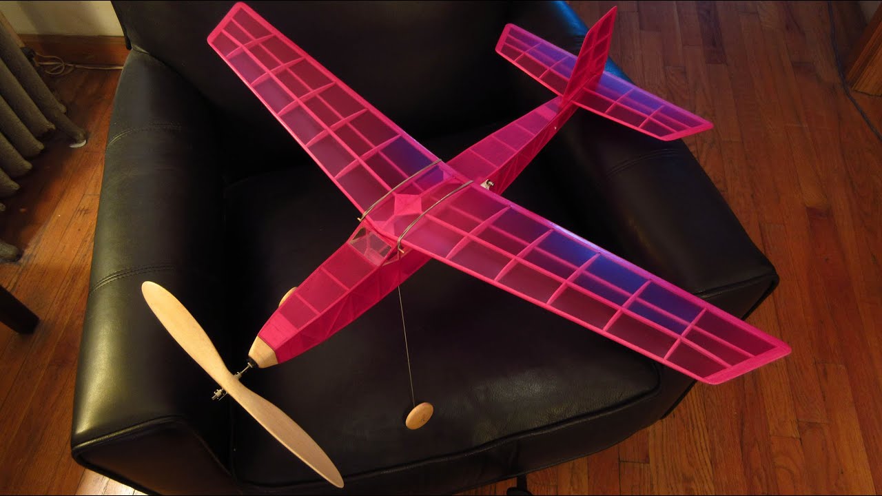 Keil Kraft Ace - Free Flight Rubber Model - Laser-cut Balsa Part Kit