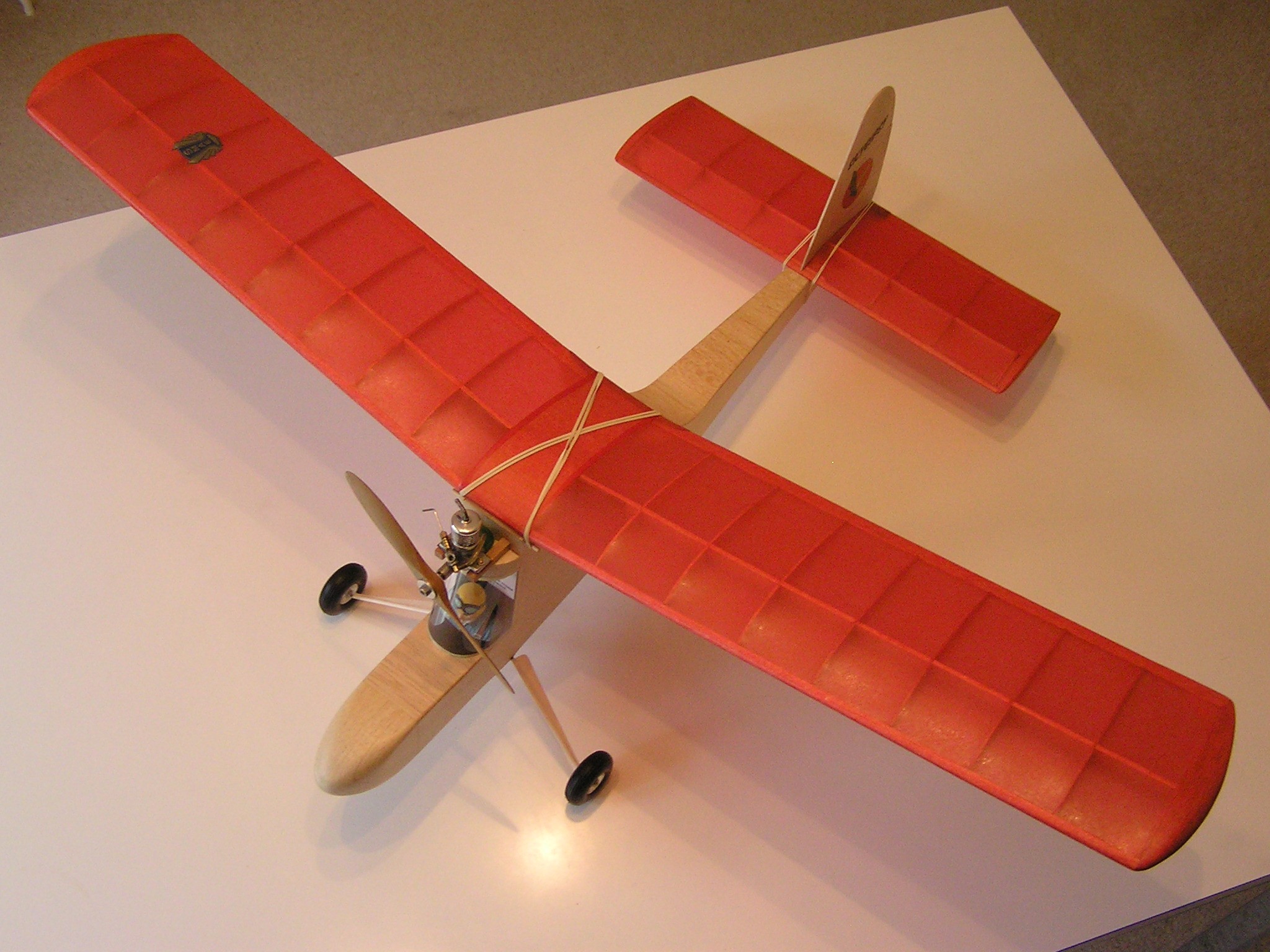 Skygipsy by Ray Malmstrom ~ Vintage FF/RC Model Plane ~ Laser-cut Balsa Ply Parts Set