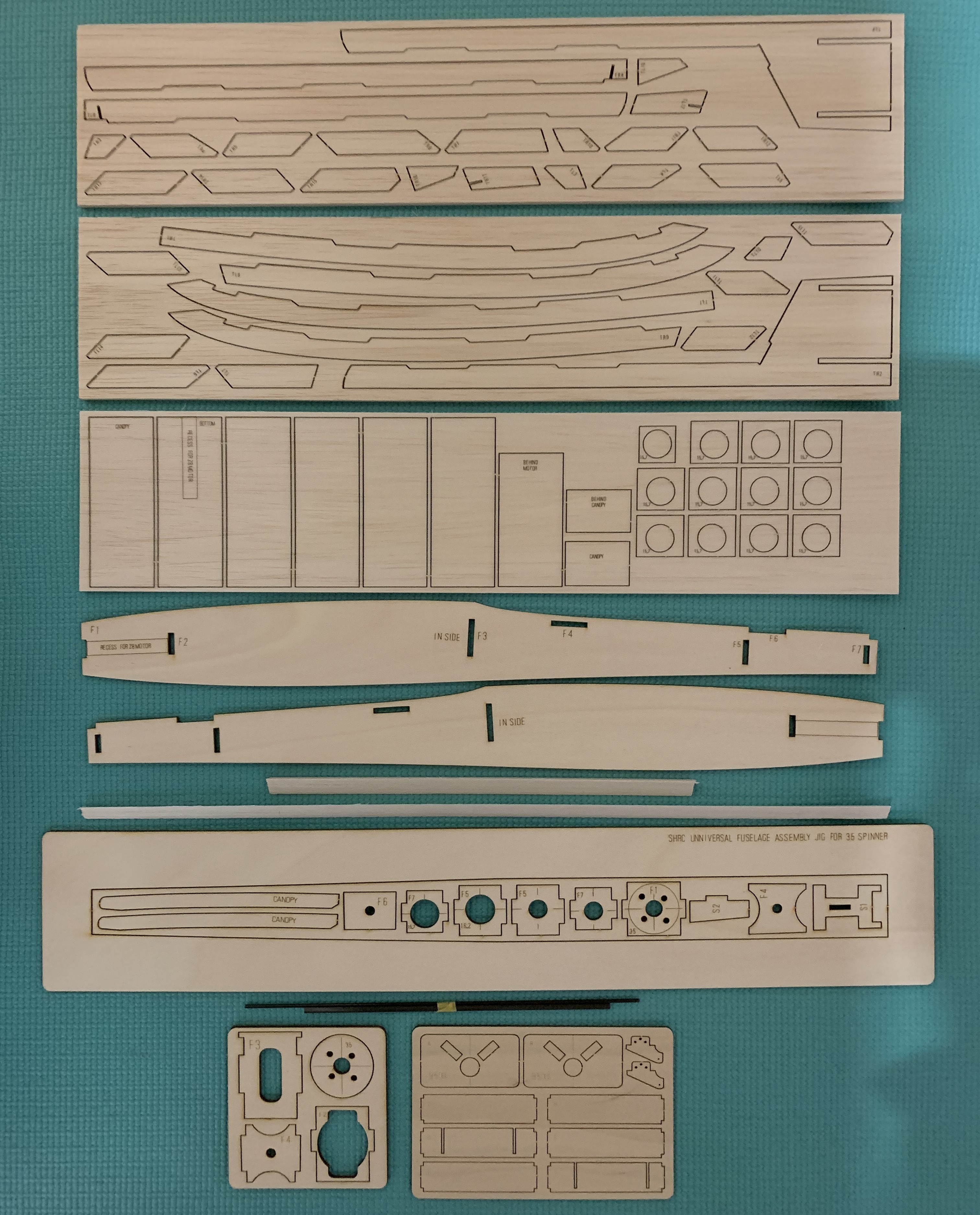 Miles High F5L V-Tail ~ 2m F5-RES RC Glider ~ Laser-cut Short Kit