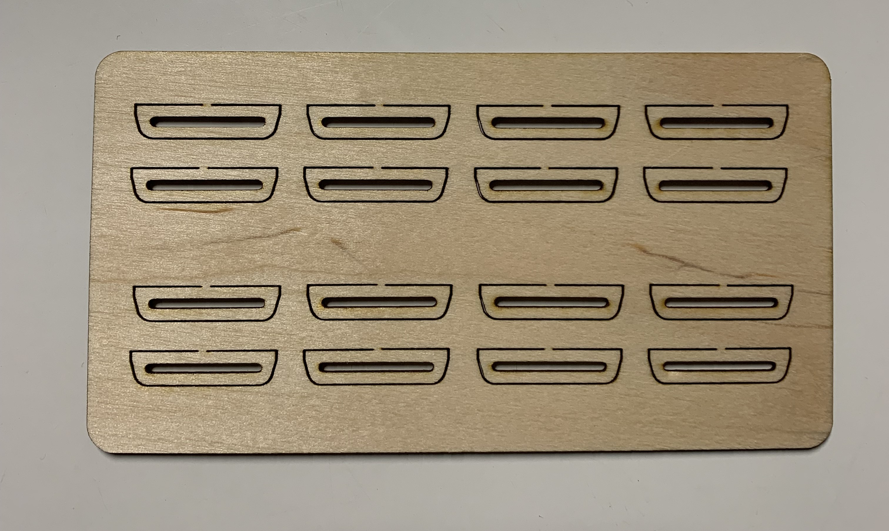 SH-2 - Spoiler tracks for RC Model Gliders - Laser cut Ply 