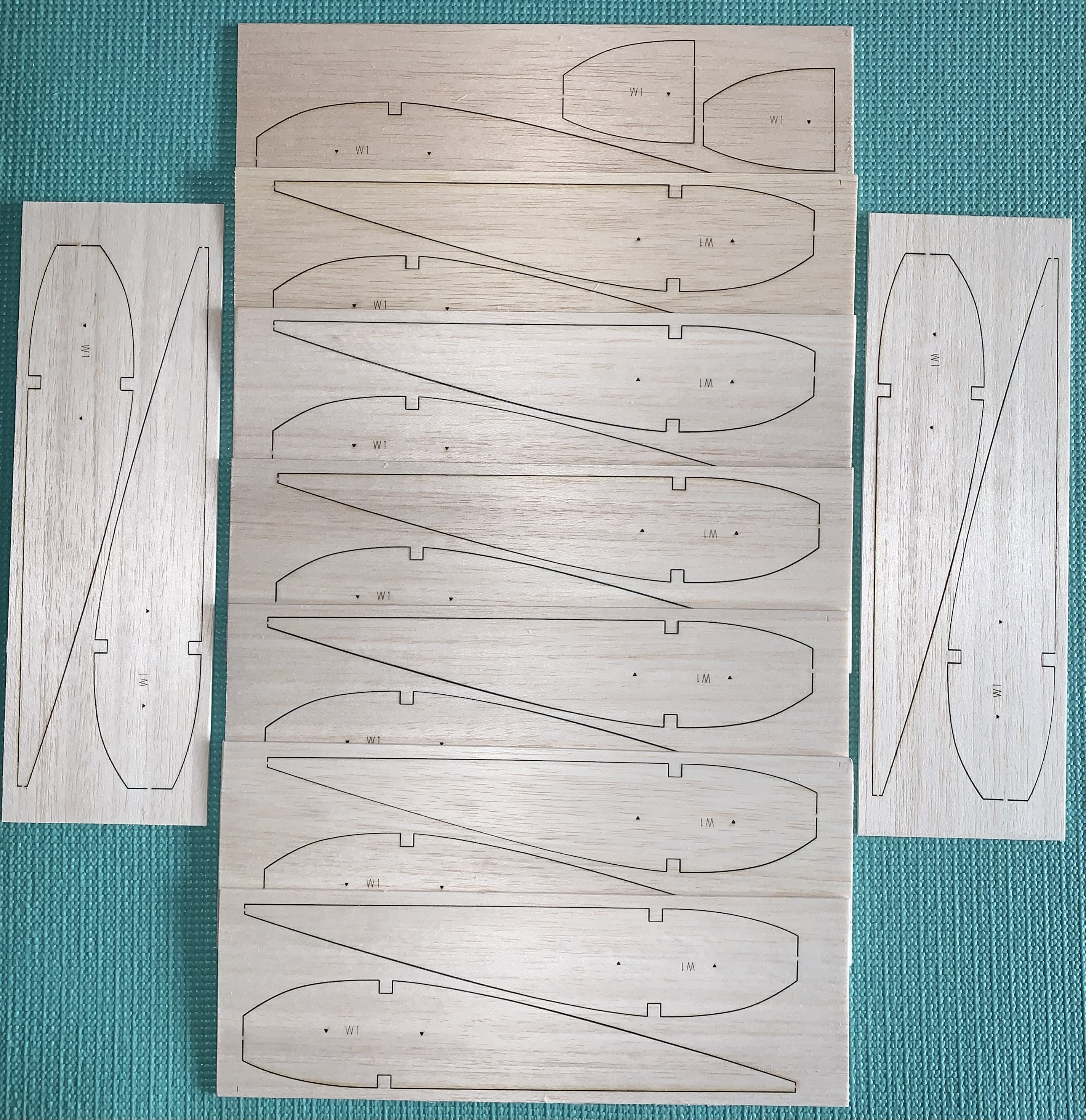 Limbo Dancer - Classic Fun Fly RC model - IC/Electric - Laser Cut Balsa Rib set