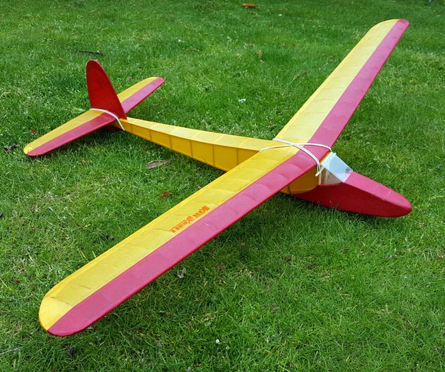 'Soarer Baby' - Vintage KK Model Glider / RC suitable - Laser-cut Balsa Rib Sets