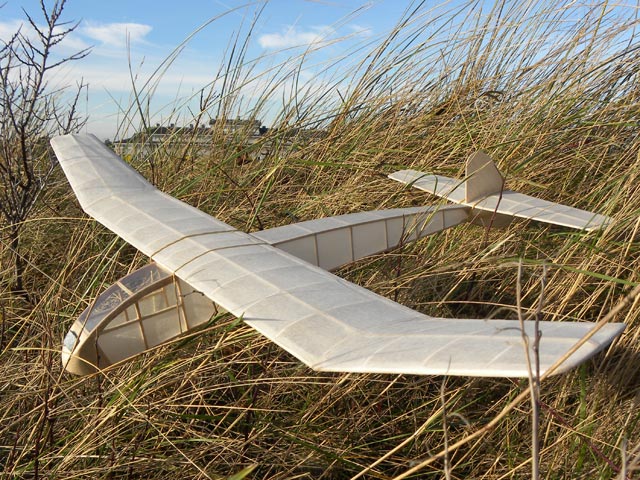 KK Dolphin ~ 30" Vintage Free-flight Model Glider ~ Laser-cut Balsa RIB SET