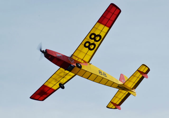 Gypsy - KK Free Flight Rubber Model by Bill Dean - Laser Cut Balsa Part Kit