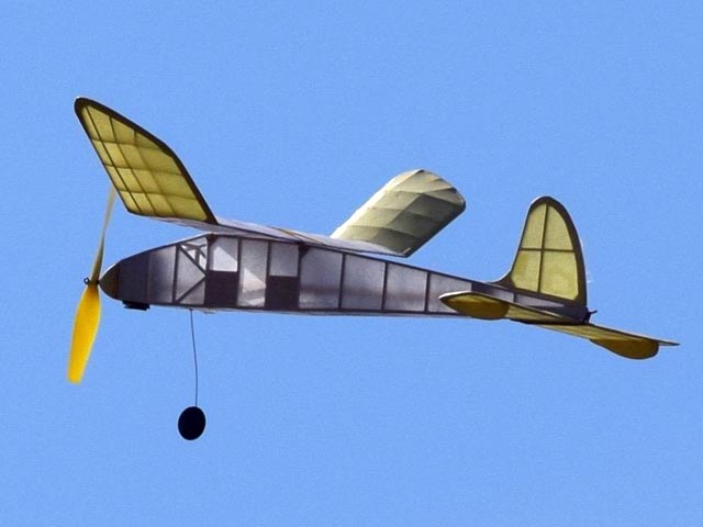 'Senator' - Vintage KK Rubber Powered Model Plane - Laser-cut Balsa Rib Sets