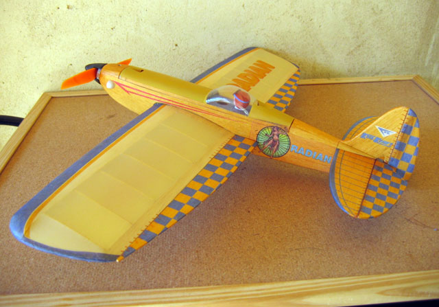 Radian - KK Control Line Model by Ernie J Webster - Laser Cut Balsa/ply Part Kit