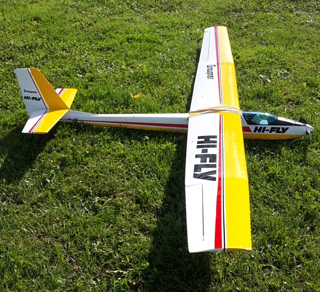 Graupner Hi-Fly ~ RC Model Glider Sailplane ~ Laser-cut Balsa/Ply Part Set