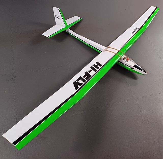 Graupner Hi-Fly ~ RC Model Glider Sailplane ~ Laser-cut Balsa/Ply Part Set