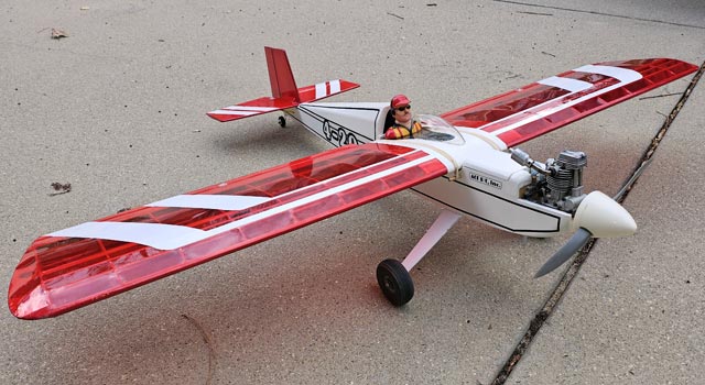 Ace RC 4-20 - RC Sports Model Aircraft plane - Laser-cut Balsa / Ply Parts