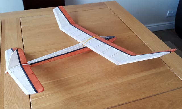 KK 'Conquest' ~ Free Flight Model Glider by Ernie Webster- Laser-cut Balsa Rib Set