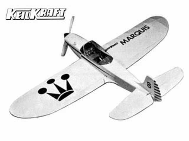 'Marquis'  - Classic KK Control Line Model - Laser-cut balsa/ply rib set