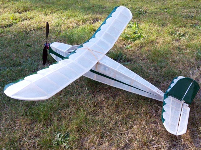 'Ajax' 30" Keil Kraft - Vintage Rubber model - Laser-cut Balsa Rib Set