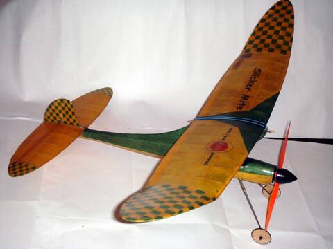 KK Slicker Mite ~ 32" Classic Free Flight Model ~ Laser-cut Balsa WING RIB SET