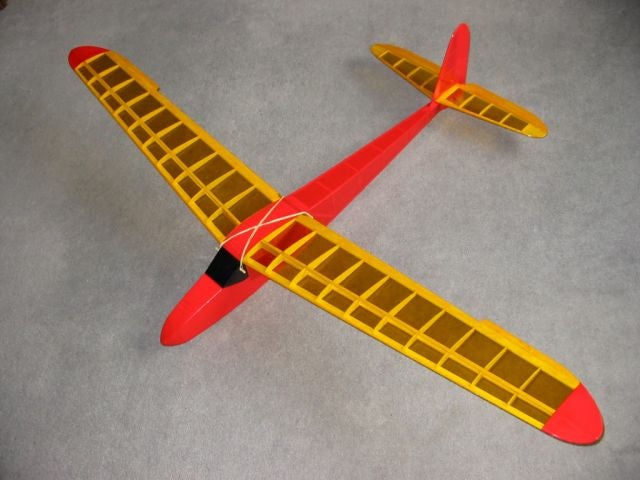 'Soarer Major' - KK Tow-line Model Glider ~ Laser-cut Balsa Rib Set