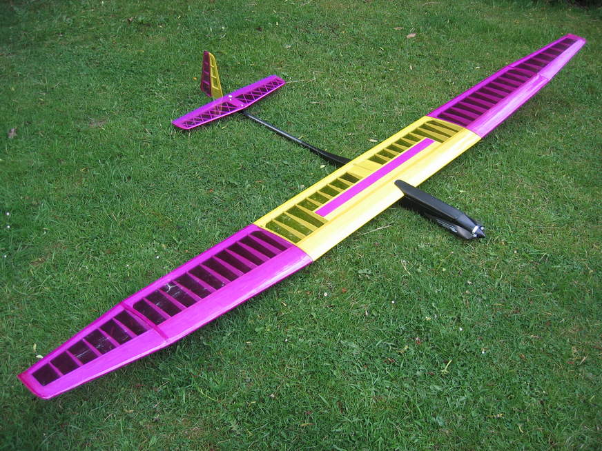 'Watts Up' - RC 100" Electric Powered Sailplane ~ Laser-cut Balsa Rib Set