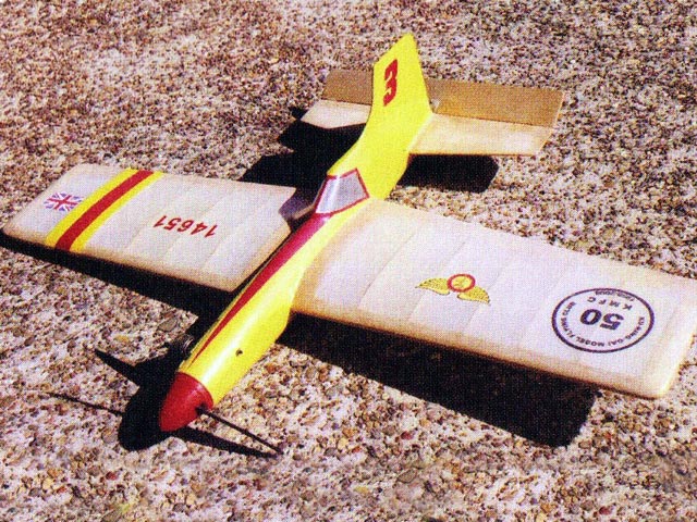Mercury Junior-Monitor-MkII Control-Line Stunt Model - Laser-cut Balsa Rib Set