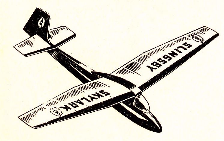 Slingsby Skylark by Frog - Semi Scale Free-flight Glider ~ Laser-cut Balsa Rib Set