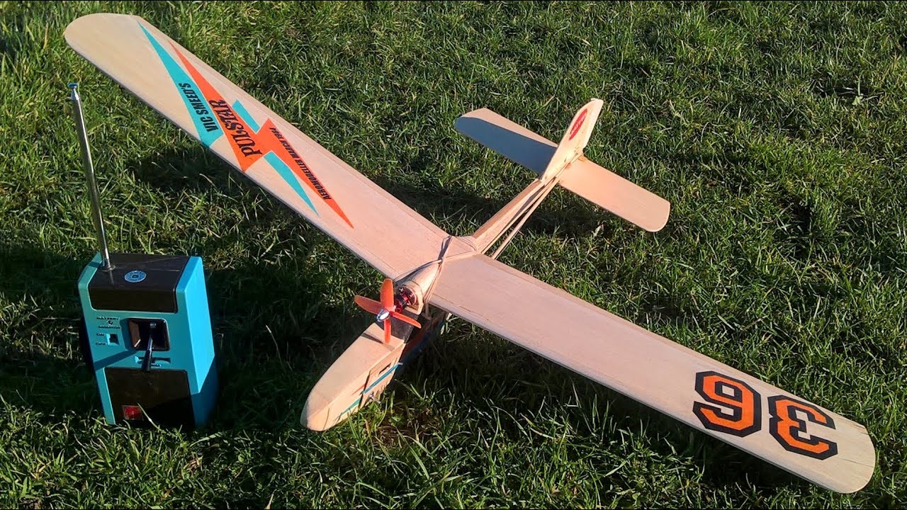 Pulstar by Vic Smeed - RC Sport Model Aeroplane ~ Laser-cut Balsa/Ply parts Set