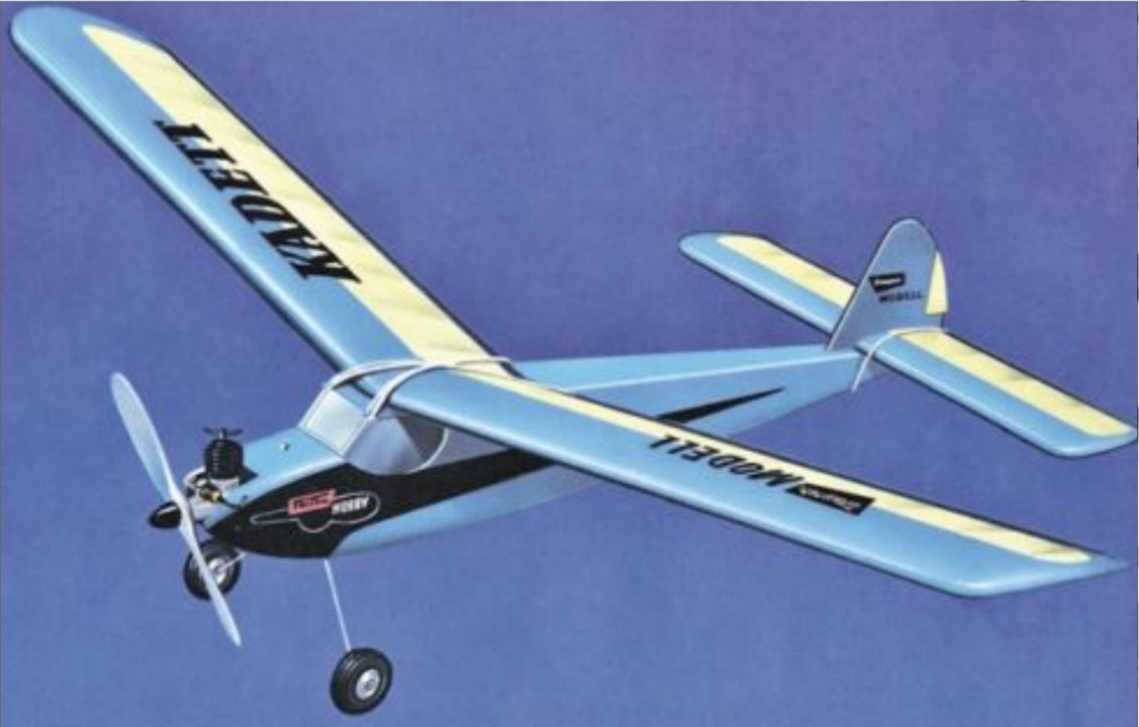 Graupner Kadett ~ Free Flight Cabin Sports Model ~ Laser-cut Balsa Parts Set