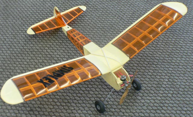 Simplex 40 ~ 42" Vintage Free Flight/RC Model ~ Laser-cut Balsa Rib Set