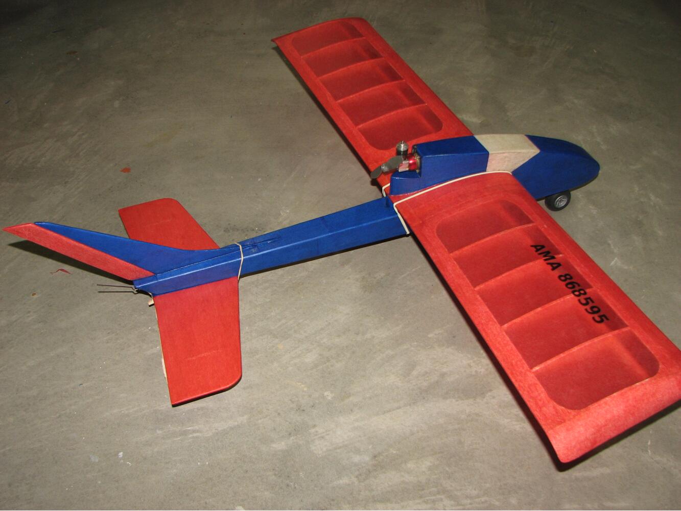 Buzz Bomb by Stu Richmond ~ RC pusher model - Laser-cut Balsa Parts Set
