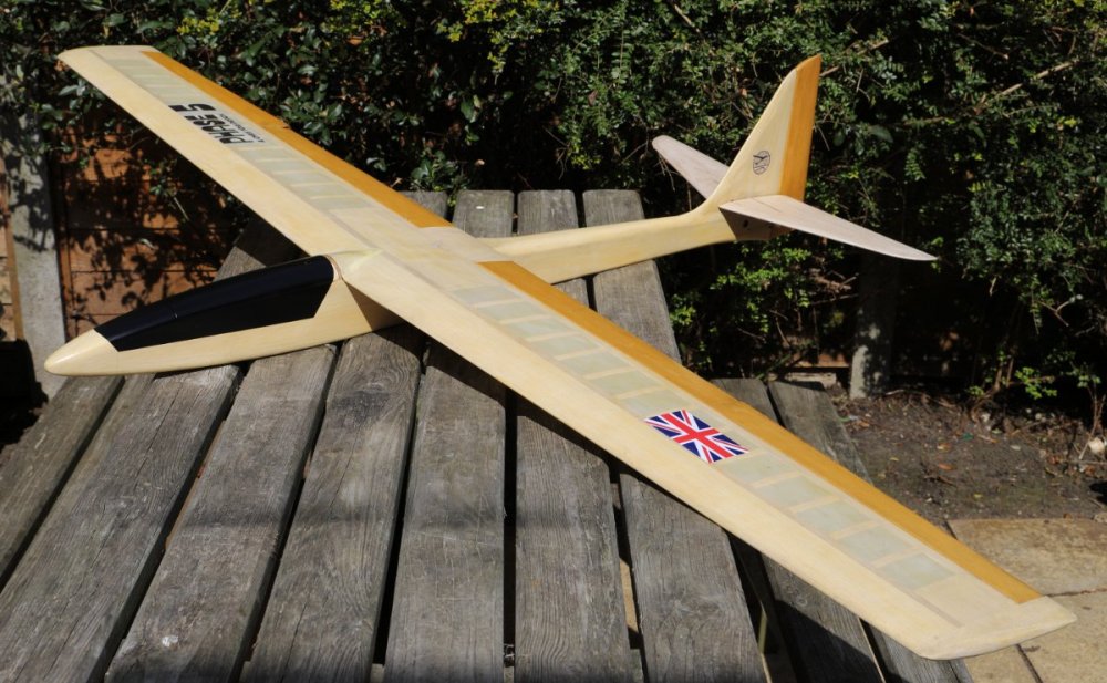 Phase 5 by Chris Foss ~ RC aerobatic slope soarer ~ Laser-cut Balsa/Ply Parts Set