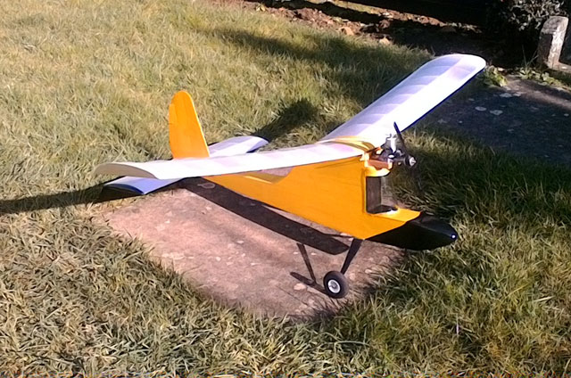 Skygipsy by Ray Malmstrom ~ Vintage FF/RC Model Plane ~ Laser-cut Balsa Ply Parts Set
