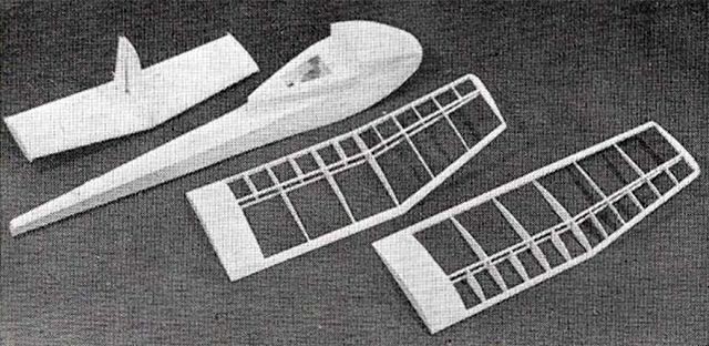 Pushover from Radio Modeller ~ RC Pusher Model ~ Laser-cut Balsa Ply Parts Set