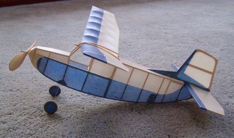 Coupe by Veron ~ Vintage Rubber powered Model Plane ~ Laser-cut Balsa Rib Set