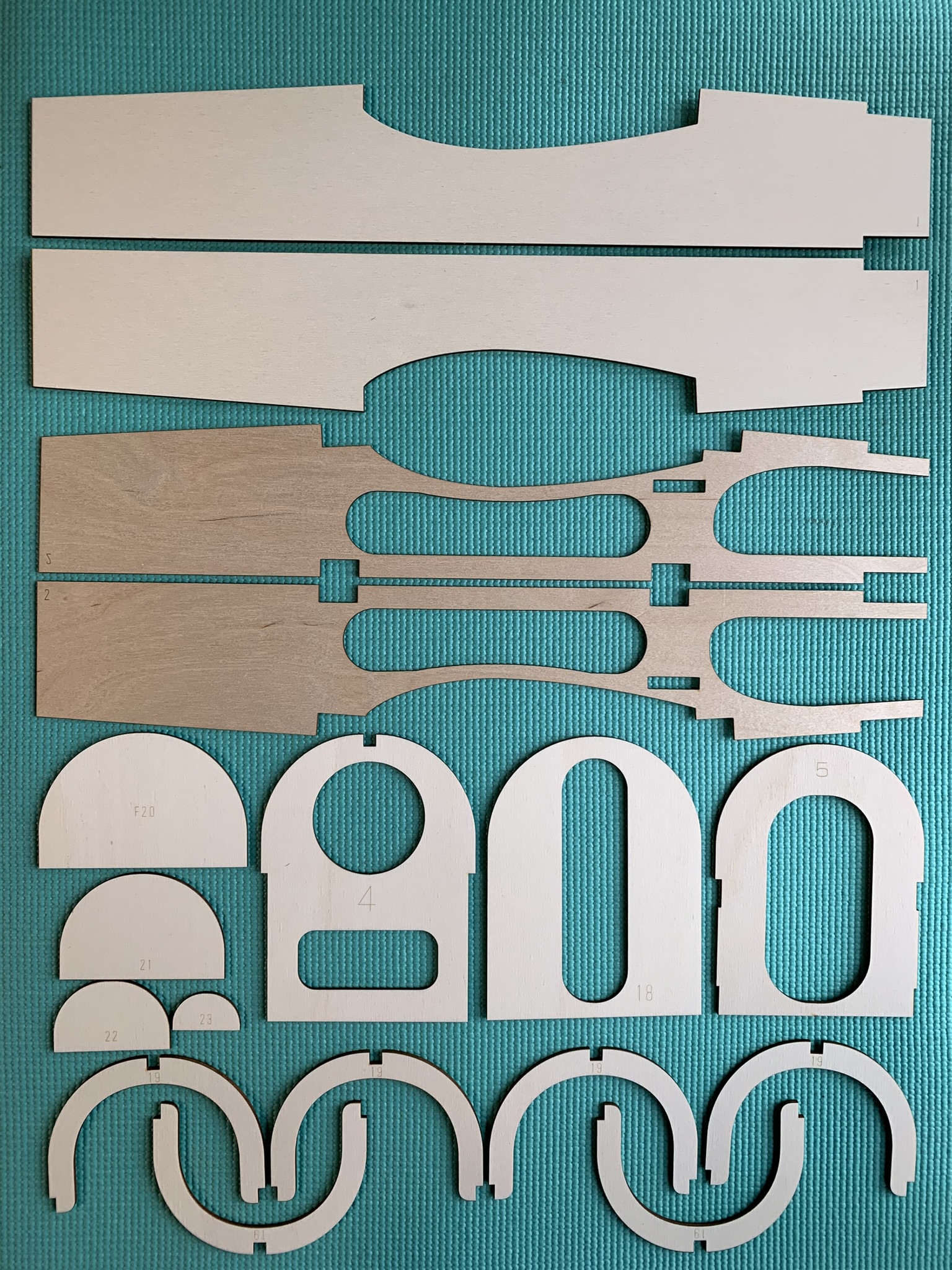 Flair SE5a - RC Scale Model Aircraft- Laser-cut "RIB SET & Primary Formers"
