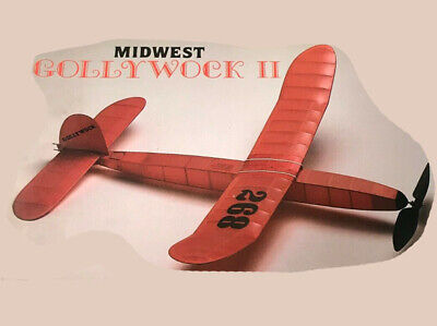 Gollywock ll ~ Vintage Rubber model ~ Laser-cut Balsa Rib Set