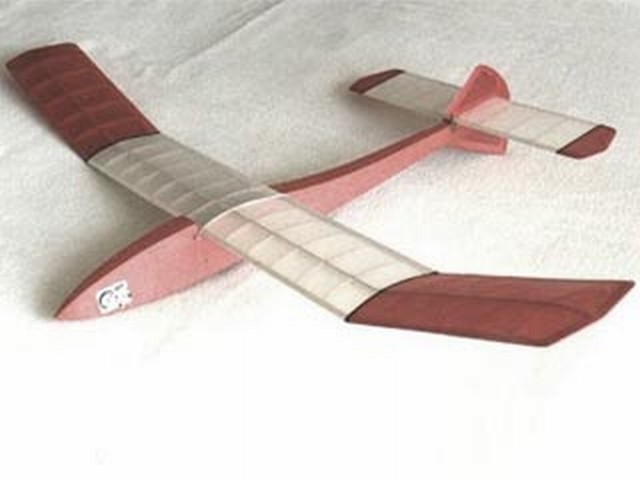 Lulu ~ Aeromodeller - Vintage 50in Free Flight Glider ~ Laser-cut Balsa Rib Set
