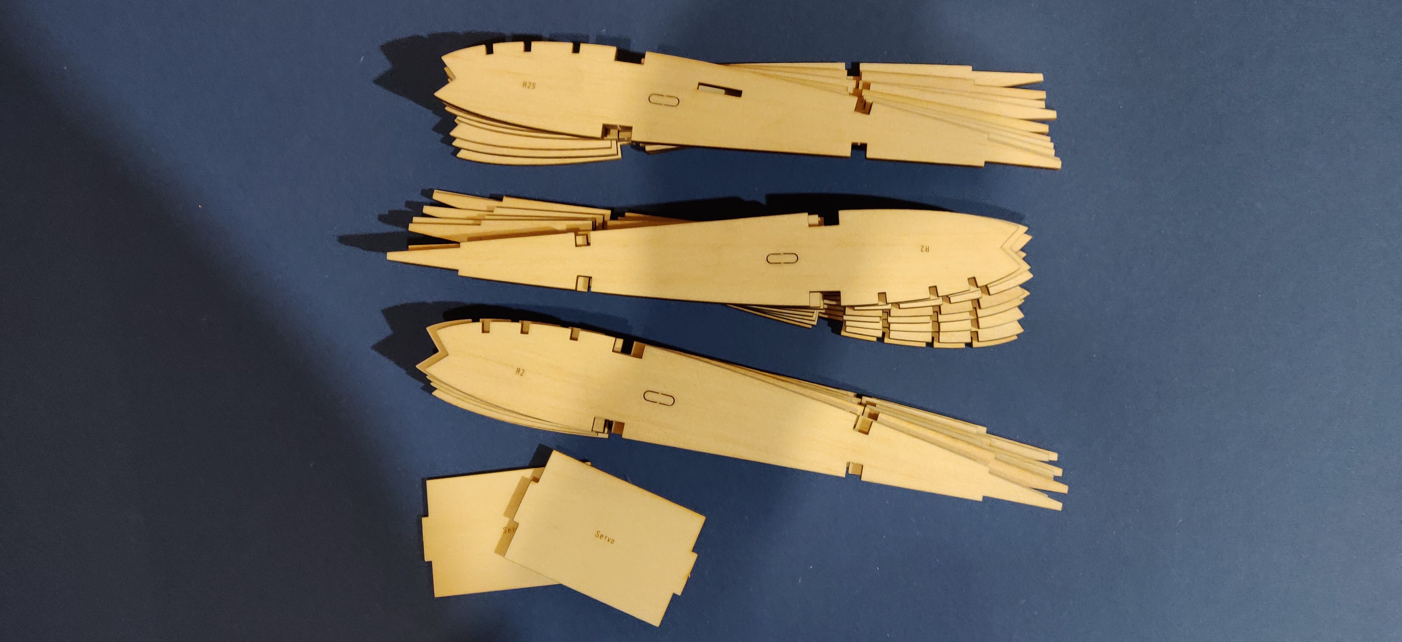 Bingo / Ace RC ~ 70" RC Sports Aerobatic model ~ Laser-cut Balsa Wing RIB SET