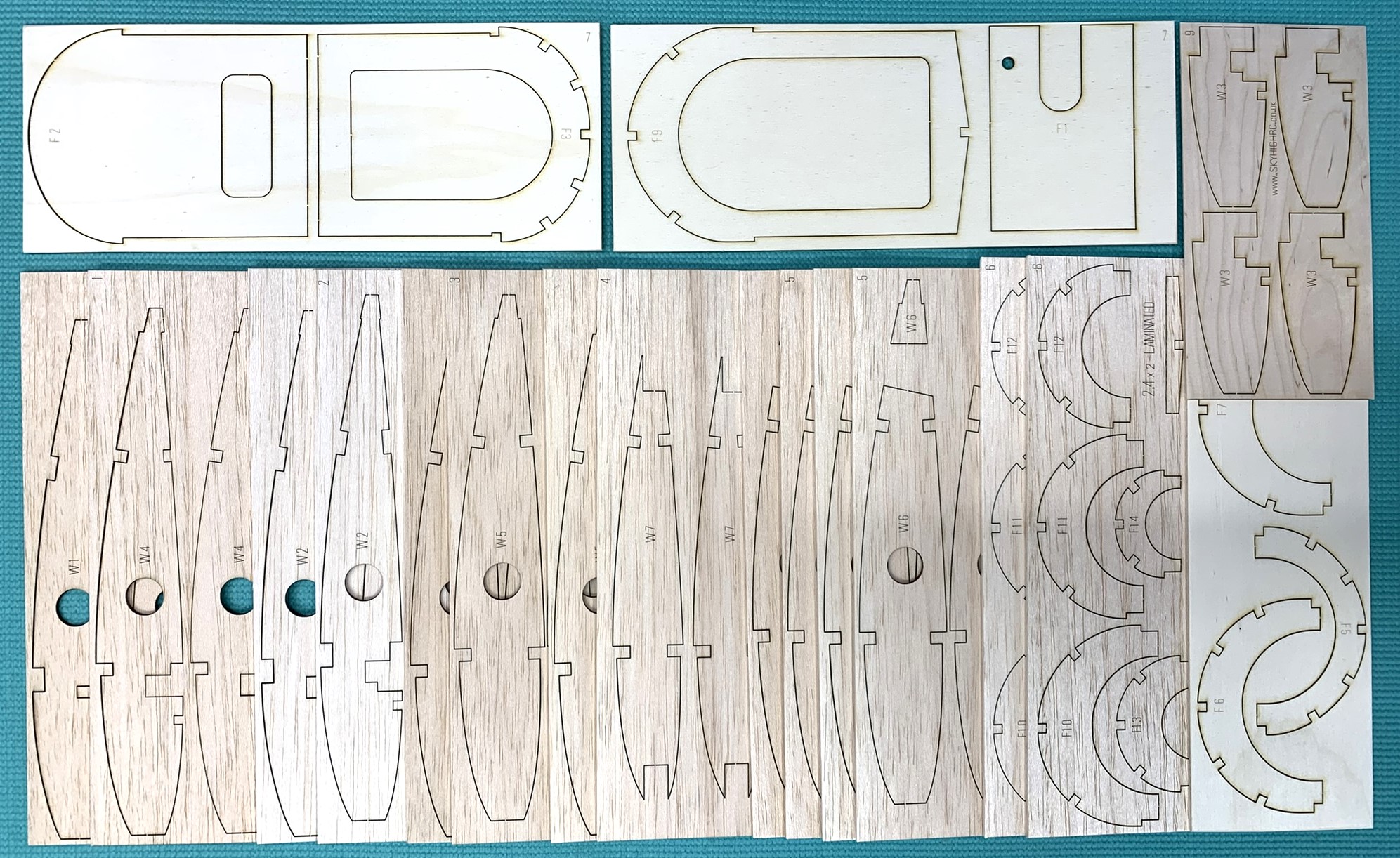 Astro Hog 72" - RC Sports Aerobatic Model - Laser-cut Wing RIB & Former SET only