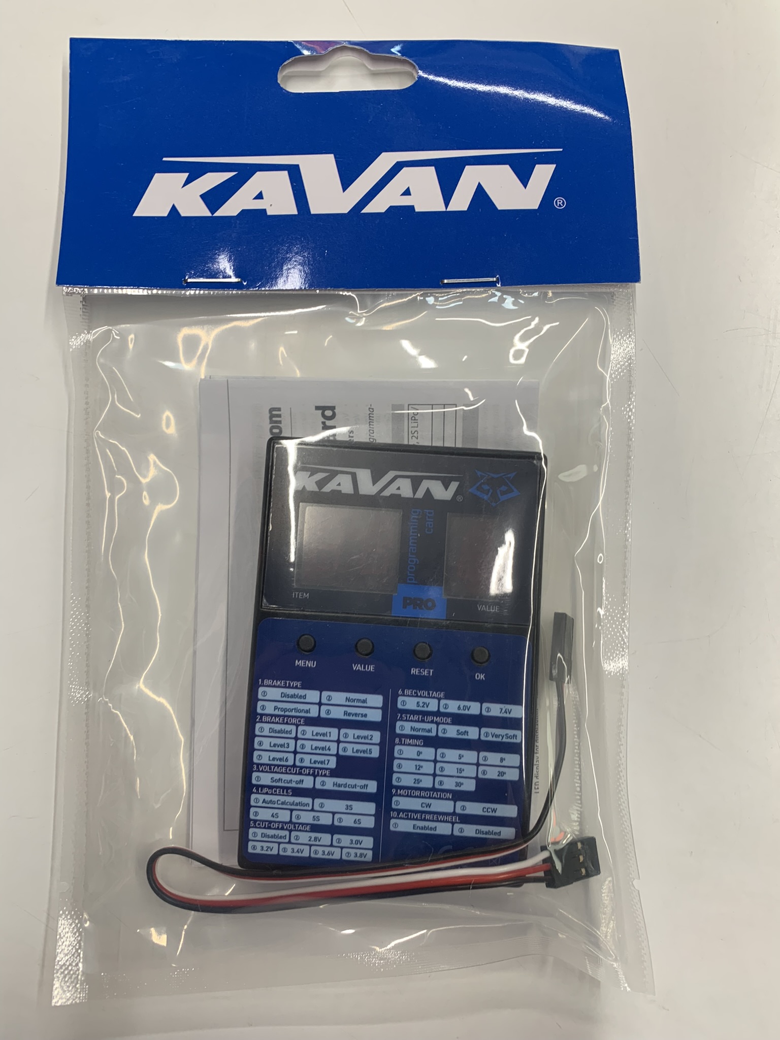 Kavan ESC Program card PRO