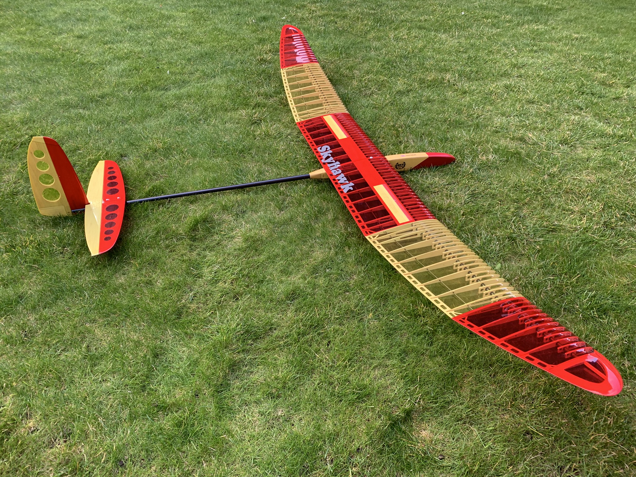 Skyhawk F3L ~ 2m RC F3-RES Glider ~ Laser-cut Full Kit