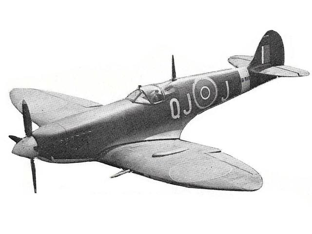 Spitfire mk 9 C.A.P 7 ~ 56" RC Scale model ~ Laser-cut Wing RIB & Fuselage SET