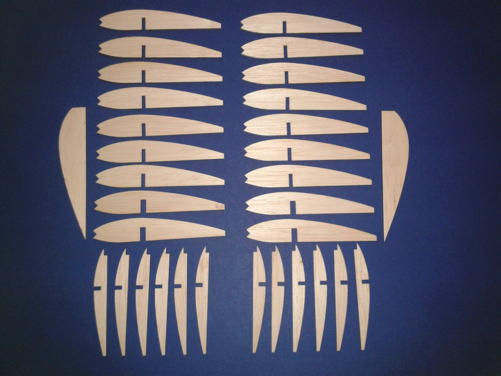 Cardinal by Veron ~ Vintage Free Flight Model ~ Laser-cut Balsa Rib Set ...