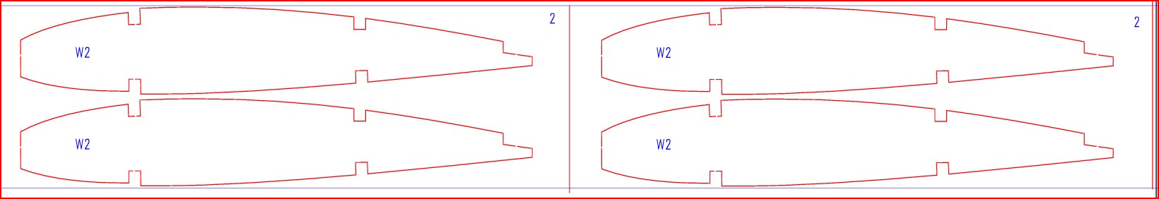 Smog Hog 74" RC Model – Laser-Cut Ribs & Formers Set (Not Full Kit)